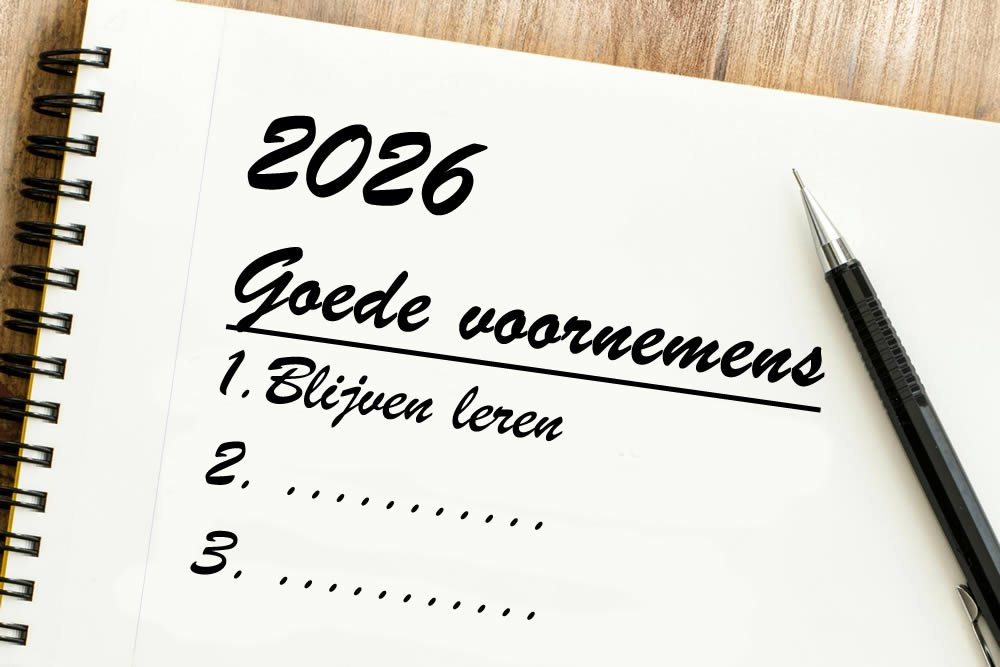 Goed voornemen - blijven leren